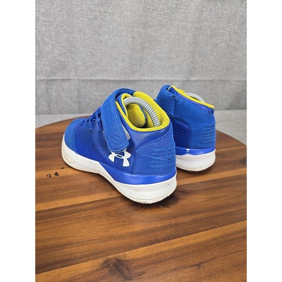 Under‎ Armour Get B Zee GS Youth 6Y Basketball Shoes Golden State Warriors Blue - Picture 7 of 14